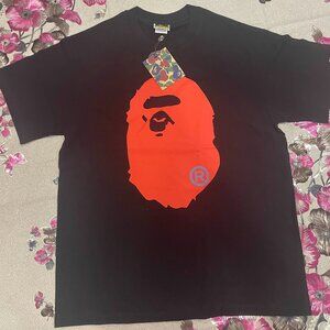 Bape T-Shirt Black and Red